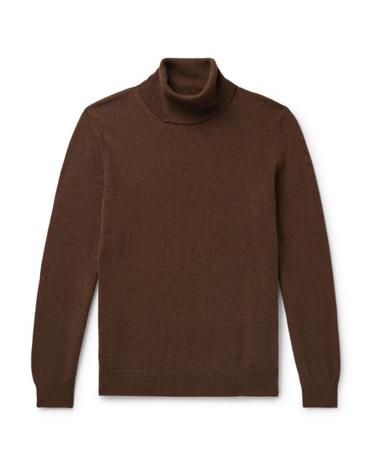 Incotex Slim-Fit Virgin Wool and Cashmere-Blend Rollneck Sweater IT 46