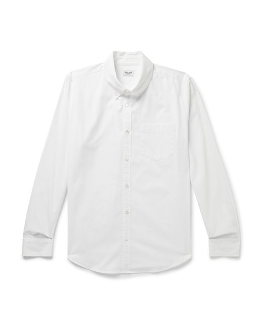 Ghiaia Cashmere Button-Down Collar Cotton-Poplin Shirt S