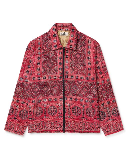 Karu Research Embroidered Printed Cotton Jacket S