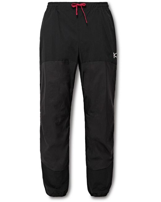 District Vision Zanzie Tapered Logo-Print Recycled-Shell Track Pants S