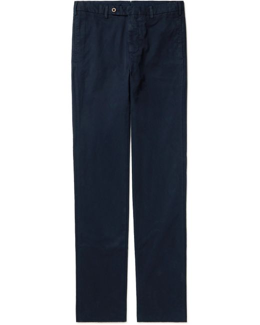 Sid Mashburn Straight-Leg Garment-Dyed Cotton-Twill Trousers UK/US 30