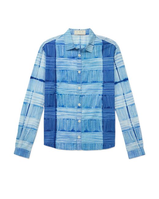 SMR Days Holbox Tie-Dyed Linen and Cotton-Blend Shirt