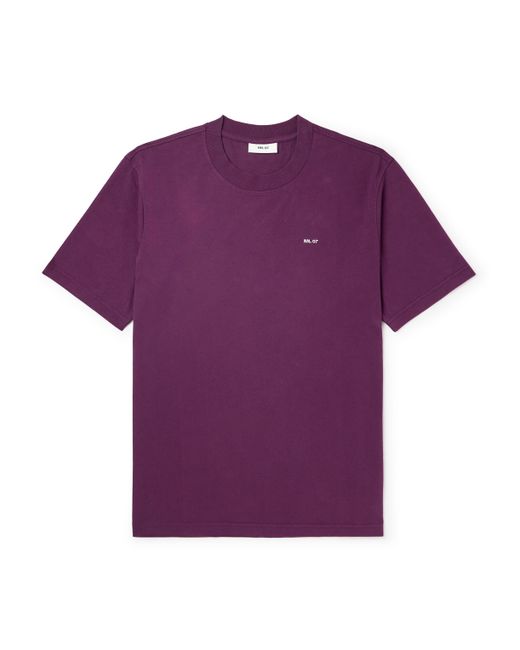 Nn07 Adam 3209 Logo-Embroidered Pima Cotton-Jersey T-Shirt
