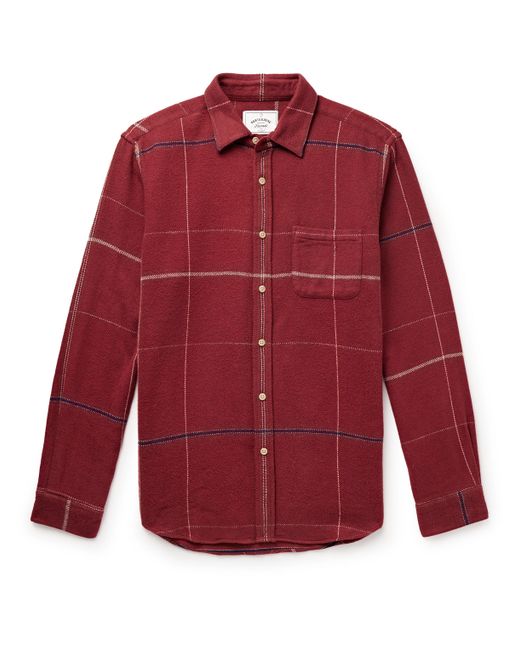 Portuguese Flannel Torso Checked Cotton-Flannel Shirt