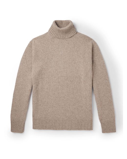 Universal Works Wool-Blend Rollneck Sweater