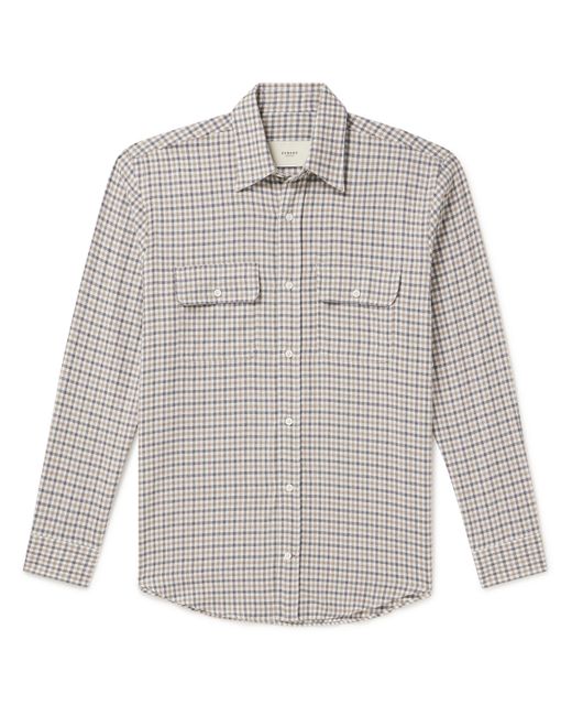 Purdey Club Checked Cotton-Flannel Shirt UK/US 15.5