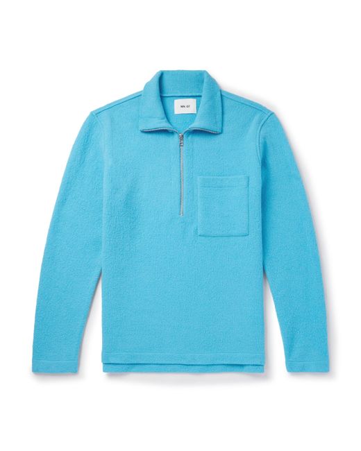 Nn07 Anders 6398 Merino Wool Half-Zip Sweater