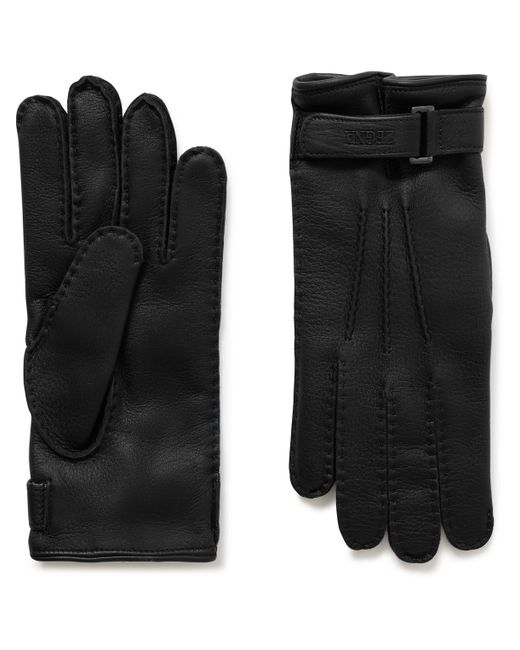 Z Zegna -Lined Leather Gloves