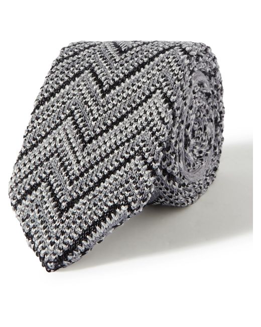 Missoni 8.5cm Crochet-Knit Wool and Silk-Blend Tie