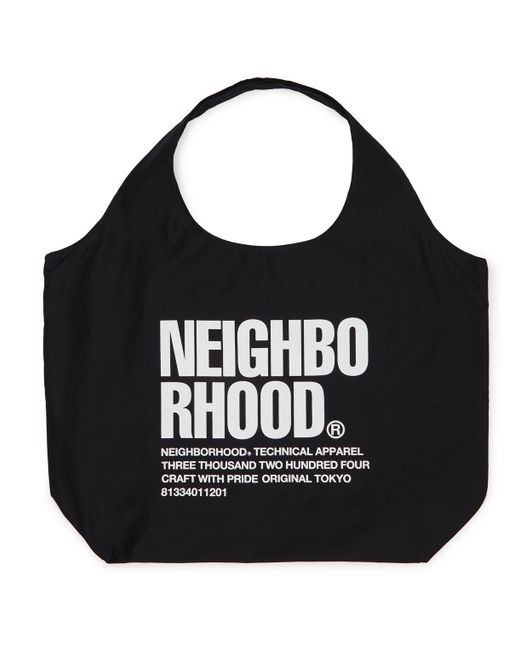 Neighborhood ID Large Printed Cotton-Twill Tote Bag