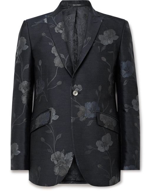 Favourbrook Newport Silk and Wool-Blend Jacquard Tuxedo Jacket UK/US 38
