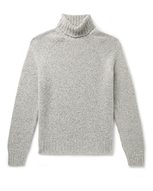Z Zegna Cashmere and Silk-Blend Rollneck Sweater
