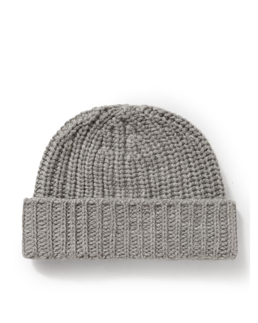 Johnstons of Elgin Ribbed Cashmere Beanie