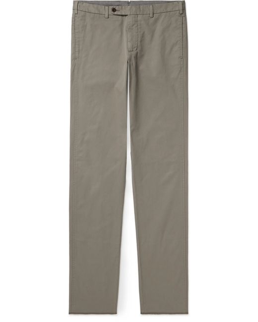 Sid Mashburn Straight-Leg Garment-Dyed Cotton-Twill Trousers UK/US 30