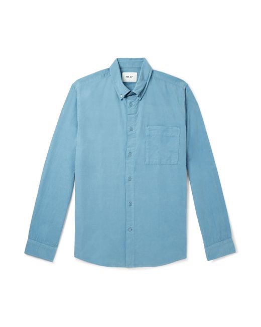 Nn07 Arne 5082 Button-Down Collar Organic Cotton-Corduroy Shirt