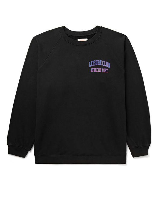 Pasadena Leisure Club Athletic Dept. Logo-Print Cotton-Jersey Sweatshirt