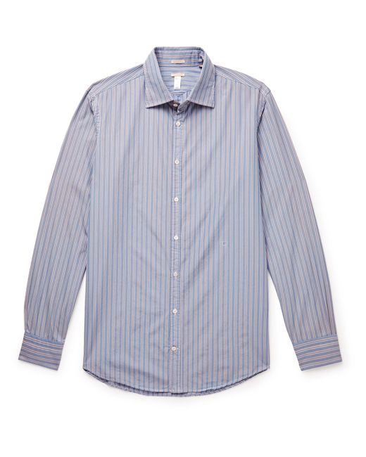 Massimo Alba Genova Striped Cotton-Poplin Shirt