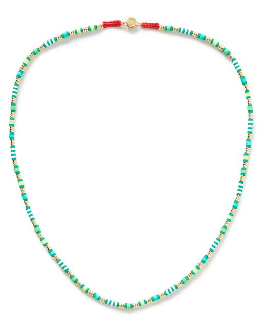 Roxanne Assoulin Enamel and Gold-Tone Beaded Necklace