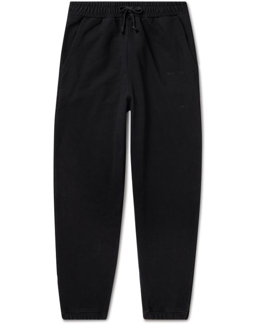 Cdlp Logo-Embroidered Tapered Cotton-Jersey Sweatpants