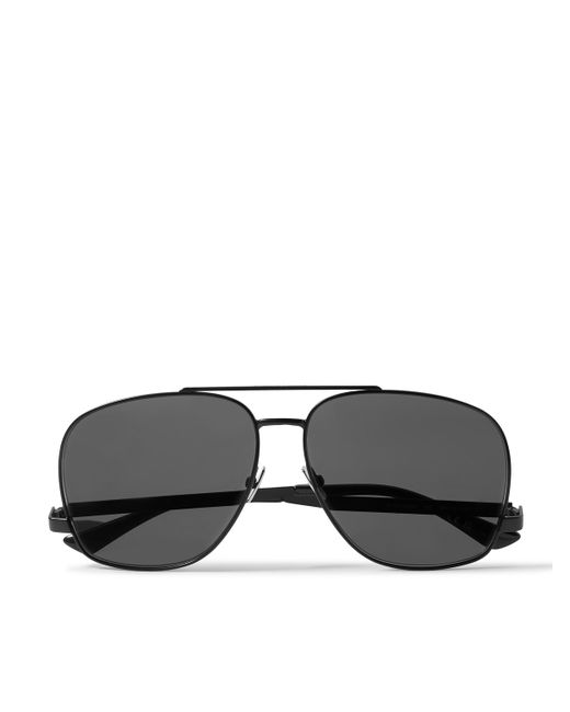 Saint Laurent Aviator-Style Metal Sunglasses