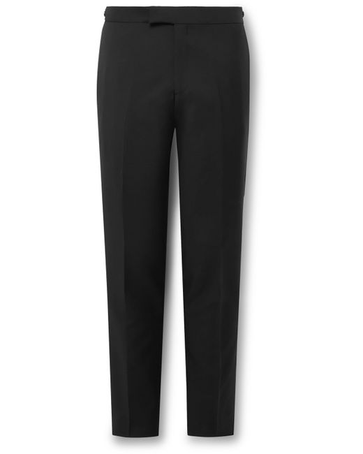 Paul Smith Slim-Fit Satin-Trimmed Wool and Mohair-Blend Tuxedo Trousers UK/US 30