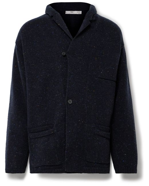 Inis Meáin Unstructured Donegal Merino Wool and Cashmere-Blend Cardigan