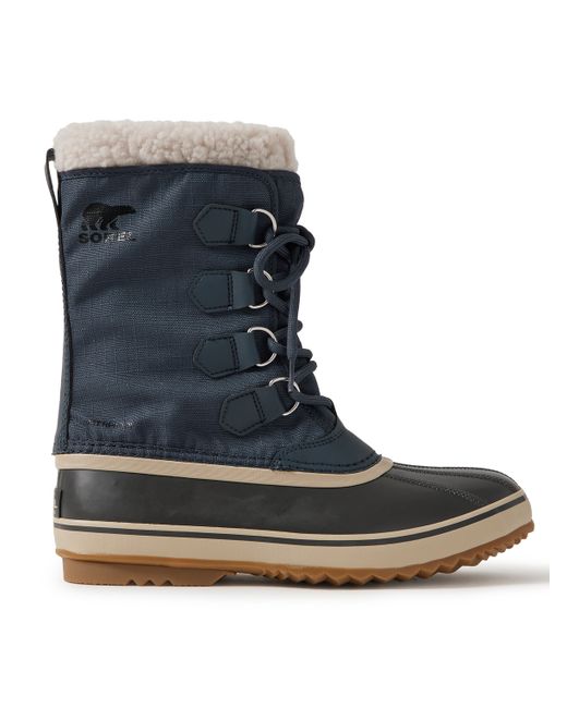 Sorel 1964 Pac Faux Shearling-Trimmed Nylon-Ripstop and Rubber Snow Boots