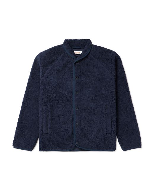 Ymc Beach Shawl-Collar Recycled Cotton-Blend Fleece Jacket