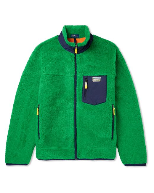 Polo Ralph Lauren Shell-Trimmed Fleece Jacket