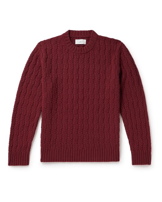 Mr P. Mr P. Cable-Knit Wool Sweater