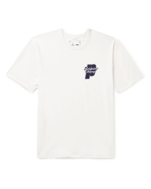 Reigning Champ Prince Logo-Print Cotton-Blend Jersey T-Shirt