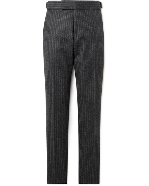 Tom Ford Slim-Fit Tapered Pinstriped Wool-Flannel Suit Trousers