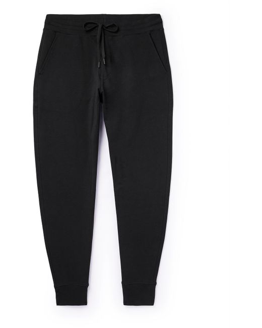 Håndværk Slim-Fit Tapered Flex Stretch Organic Cotton-Jersey Sweatpants