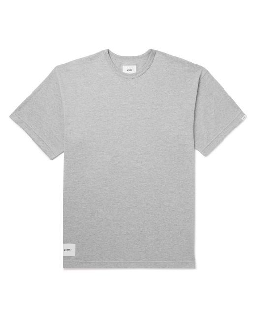 Wtaps Academy Logo-Appliquéd Printed Cotton-Blend Jersey T-Shirt