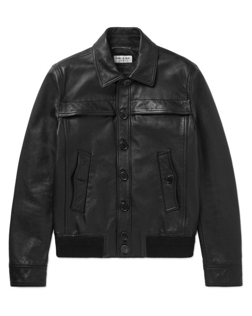 Saint Laurent Padded Leather Jacket