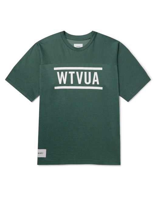 Wtaps Printed Cotton-Blend Jersey T-Shirt