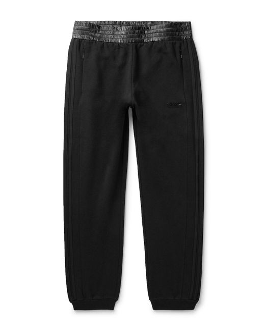 Moncler Genius adidas Originals Tapered Shell-Trimmed Cotton-Jersey Sweatpants
