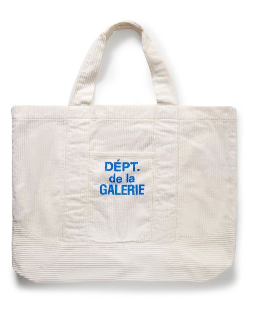 Gallery Dept. Gallery Dept. Logo-Print Cotton-Corduroy Tote Bag