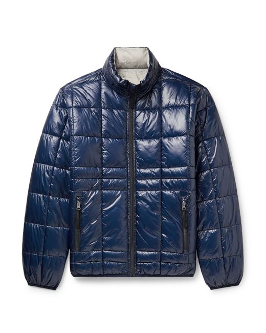 Pop Trading Company Reversible Quilted Padded Glossed-Nylon and Shell Hooded Jacket