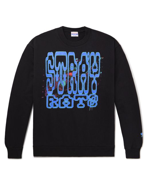 Stray Rats PVM Logo-Print Cotton-Jersey Sweatshirt