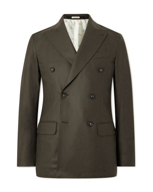 Massimo Alba Monster Double-Breasted Wool Blazer