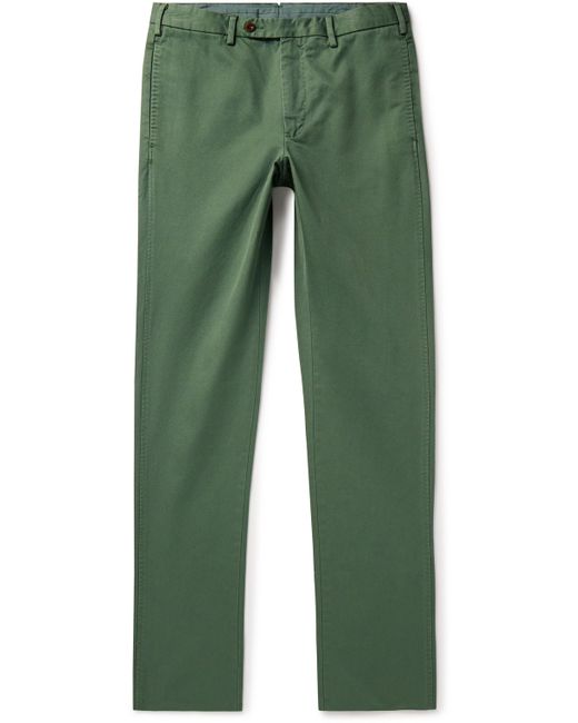 Sid Mashburn Slim-Fit Garment-Dyed Cotton-Twill Trousers UK/US 30