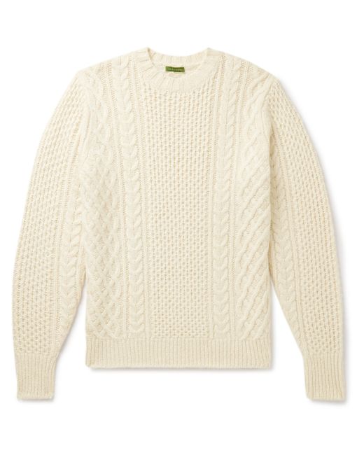 Sid Mashburn Cable-Knit Wool-Blend Sweater