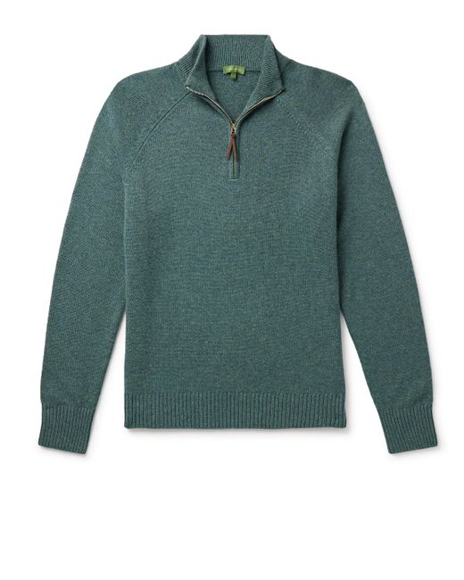 Sid Mashburn Cashmere Half-Zip Sweater