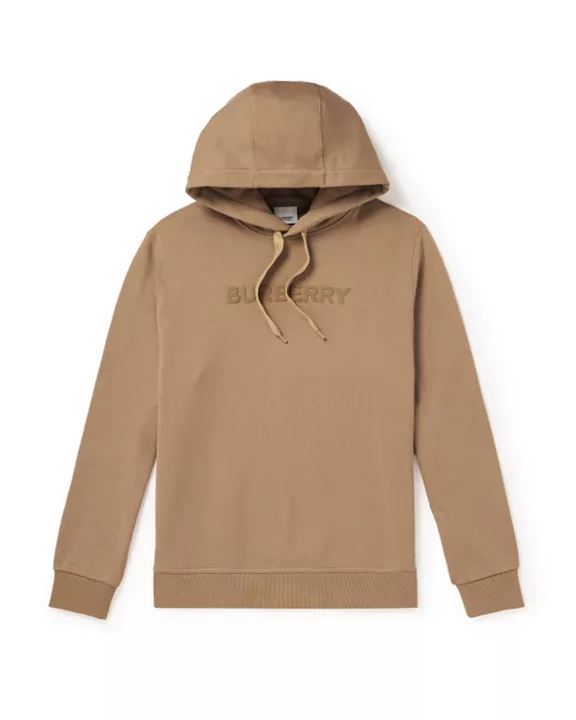 Burberry Ansdell Logo-Print Cotton-Jersey Hoodie