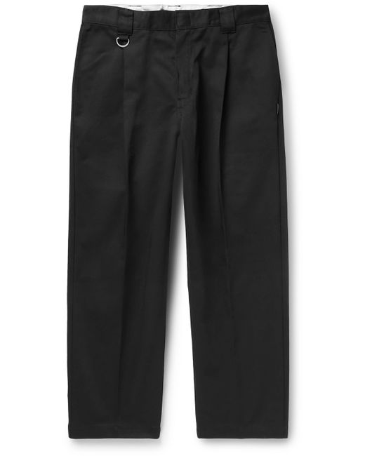 Neighborhood Dickies Tuck Cropped Tapered Pleated Twill Trousers