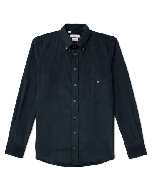 Richard James Button-Down Collar Cotton-Corduroy Shirt UK/US 15