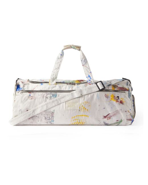 Gallery Dept. Gallery Dept. Logo-Appliquéd Paint-Splattered Canvas Duffle Bag