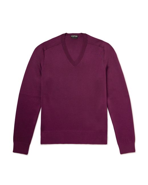 Tom Ford Slim-Fit Silk-Blend Sweater