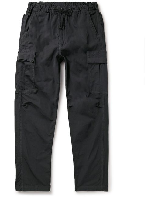 OrSlow Easy Straight-Leg Combed Cotton-Poplin Cargo Trousers